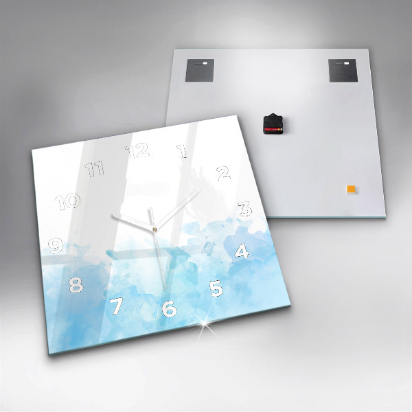 Reloj cuadrado Manchas pintadas