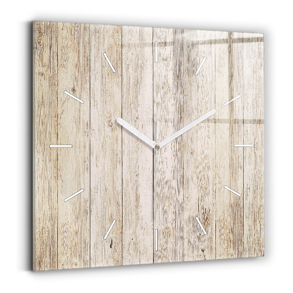 Reloj cuadrado Paneles de madera