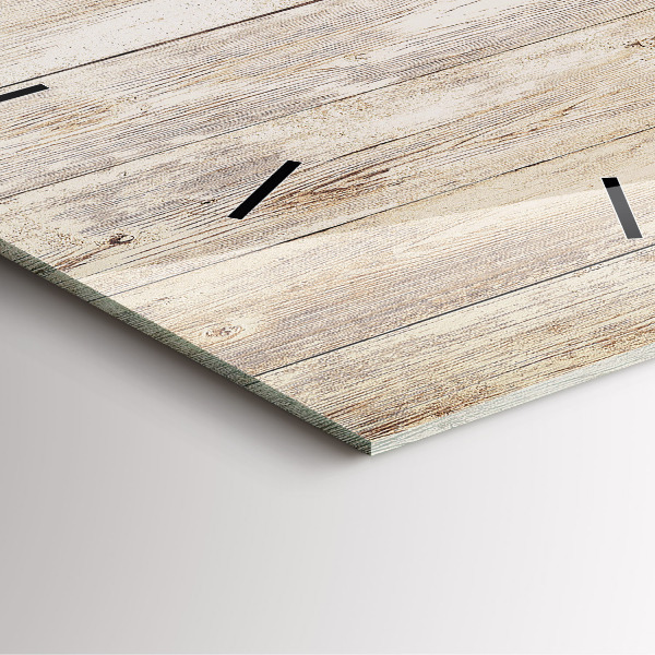 Reloj cuadrado Paneles de madera