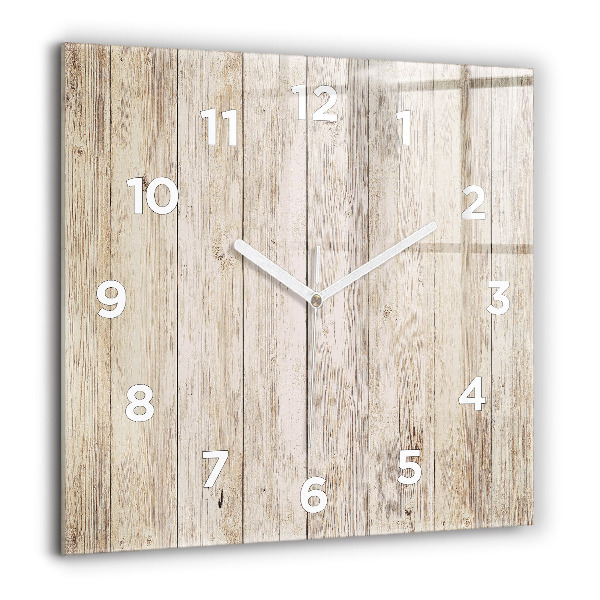 Reloj cuadrado Paneles de madera