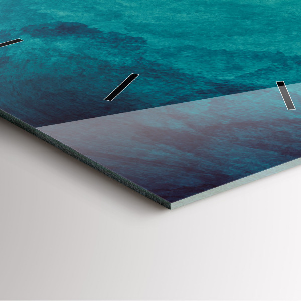 Reloj cuadrado Abstracción de profundidad