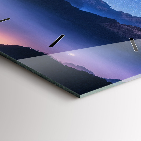 Reloj de pared cuadrado Vía láctea