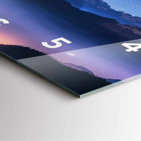 Reloj de pared cuadrado Vía láctea