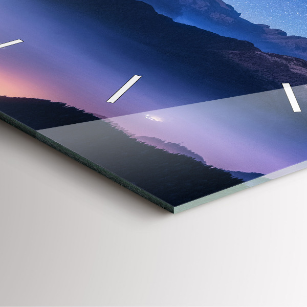 Reloj de pared cuadrado Vía láctea