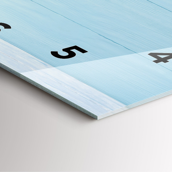 Reloj cuadrado Pizarra infantil