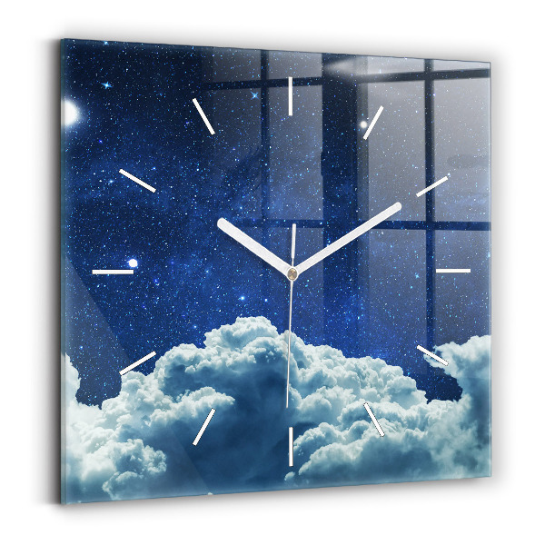 Reloj cuadrado Cielo nocturno
