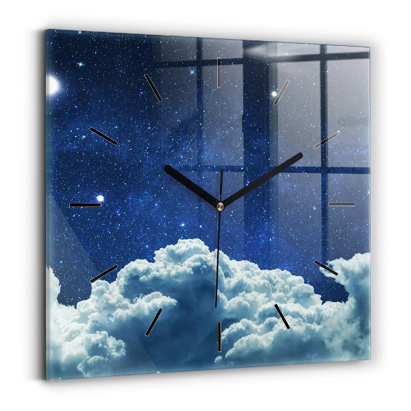 Reloj cuadrado Cielo nocturno