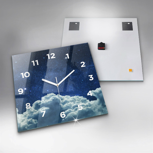 Reloj cuadrado Cielo nocturno