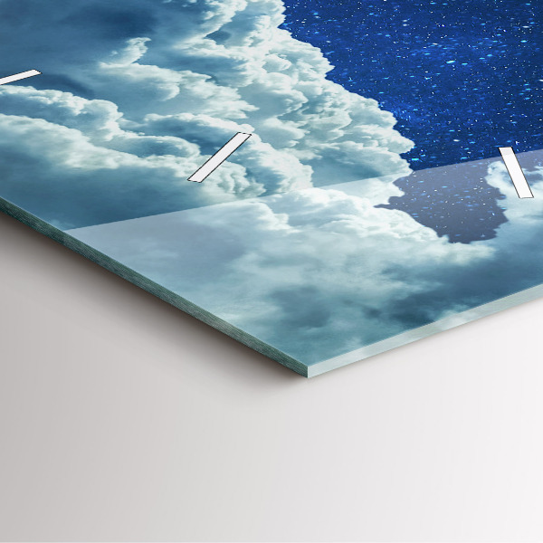 Reloj cuadrado Cielo nocturno