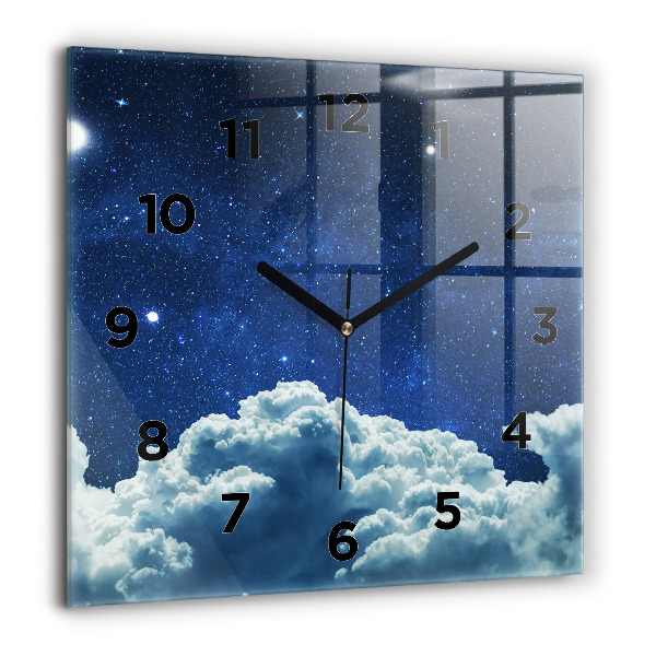 Reloj cuadrado Cielo nocturno