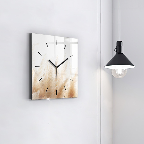 Reloj de pared cuadrado Grano abstracto
