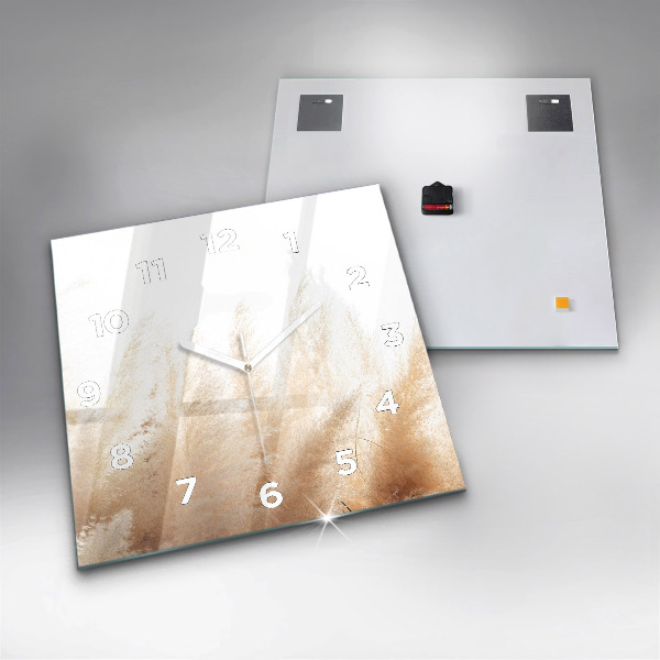 Reloj de pared cuadrado Grano abstracto