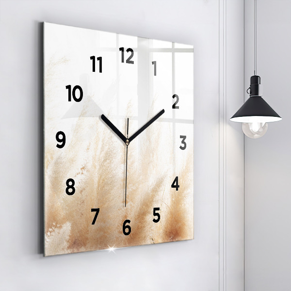 Reloj de pared cuadrado Grano abstracto