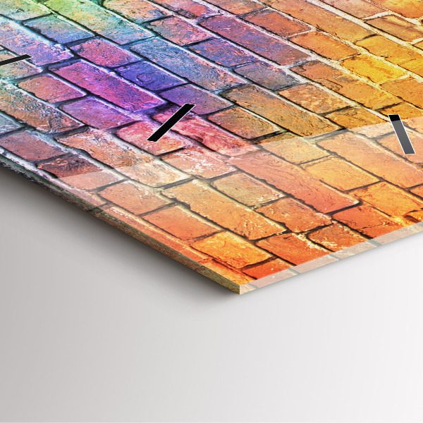 Reloj cuadrado Pared pintada