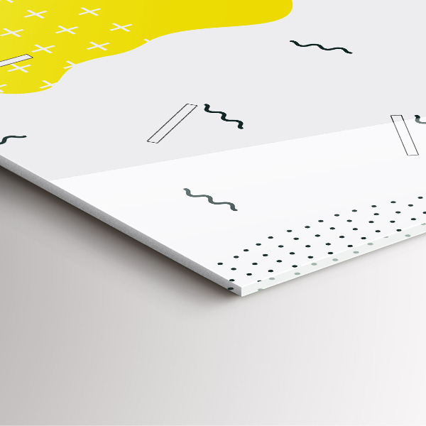 Reloj cuadrado POP abstracto