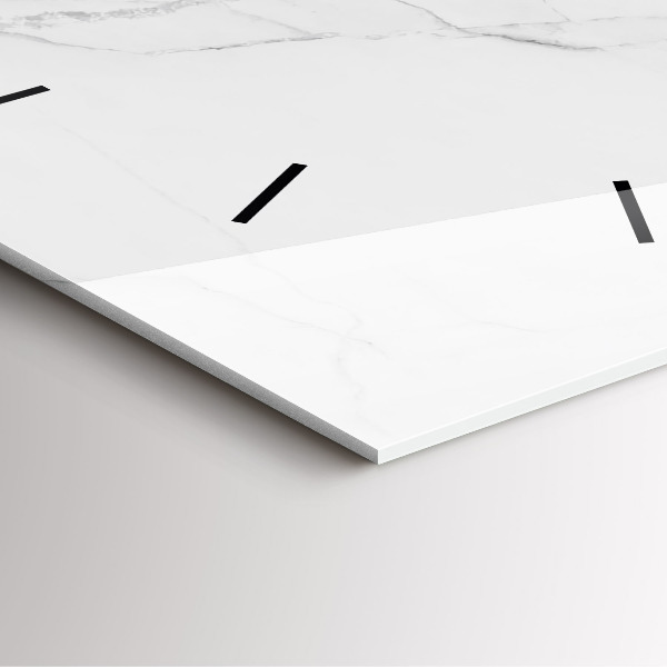 Reloj de pared cuadrado Mármol decorativo