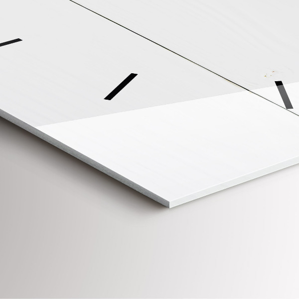 Reloj cuadrado Inscripción de una casa