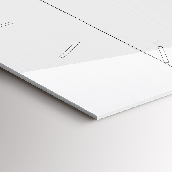 Reloj cuadrado Inscripción de una casa