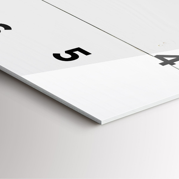 Reloj cuadrado Inscripción de una casa