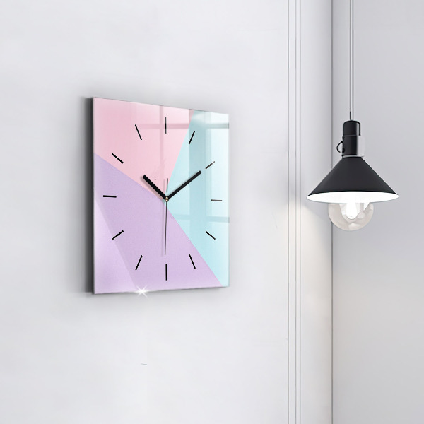 Reloj cuadrado Patrón pastel