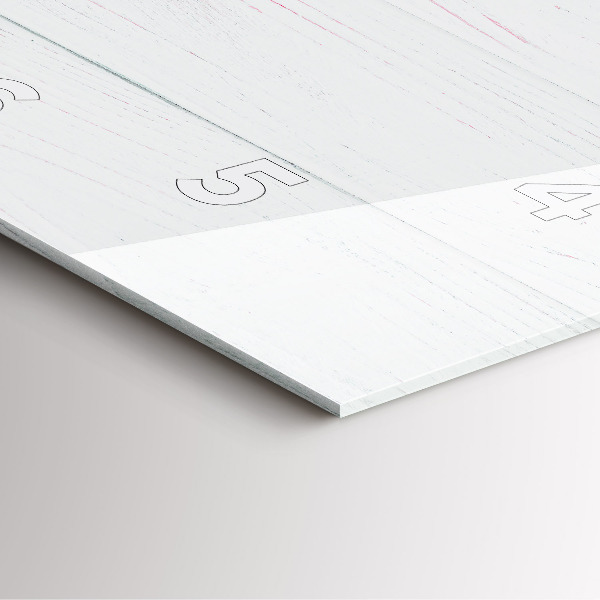 Reloj de pared cuadrado Flores de primavera