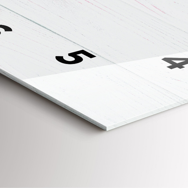 Reloj de pared cuadrado Flores de primavera