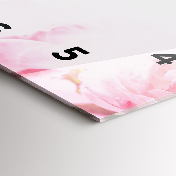 Reloj cuadrado Flores en flor