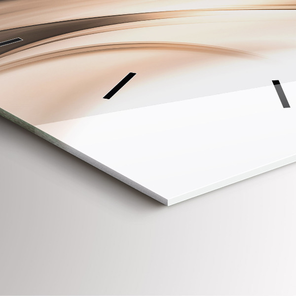 Reloj cuadrado Línea abstracta