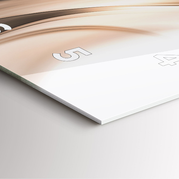 Reloj cuadrado Línea abstracta