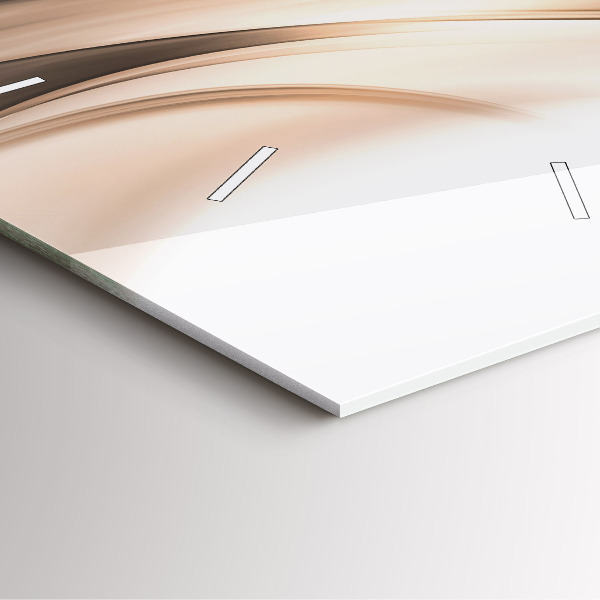 Reloj cuadrado Línea abstracta