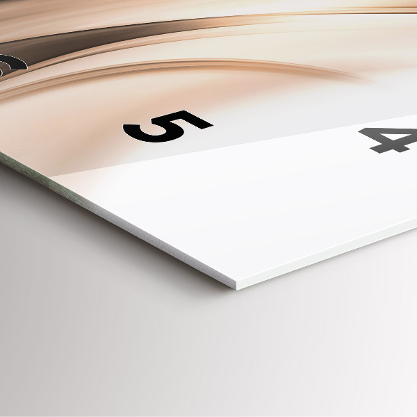 Reloj cuadrado Línea abstracta