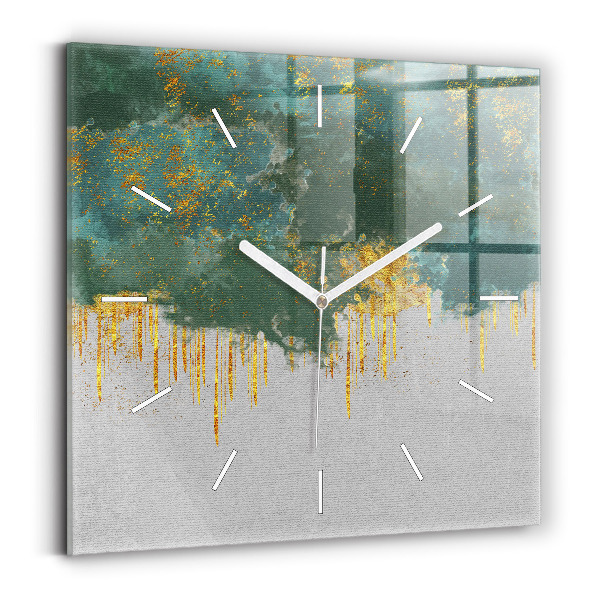 Reloj cuadrado Motivo decorativo