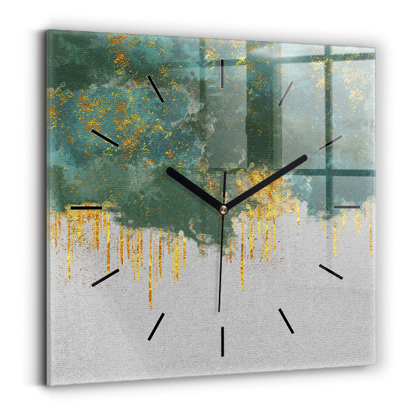Reloj cuadrado Motivo decorativo