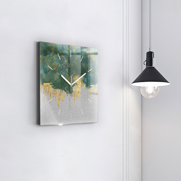 Reloj cuadrado Motivo decorativo