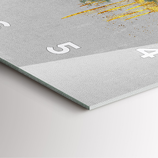 Reloj cuadrado Motivo decorativo