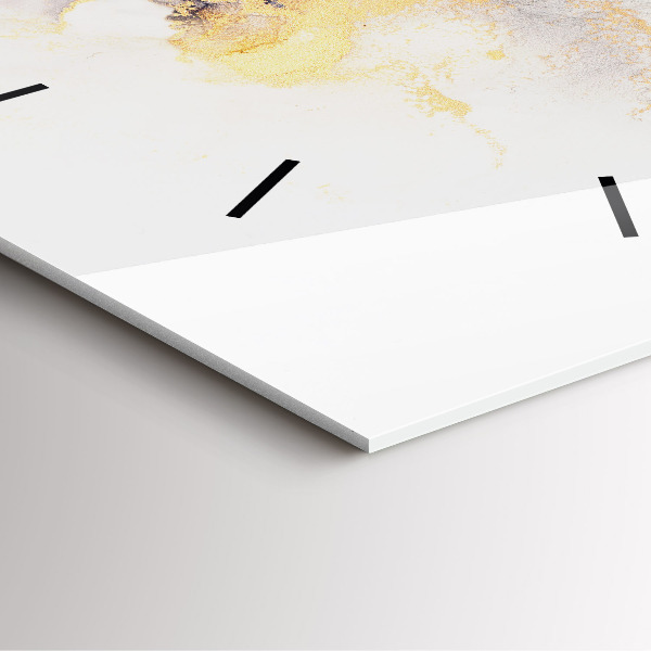 Reloj cuadrado Patrón de mármol