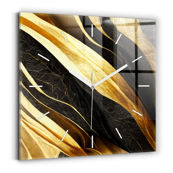Reloj de pared cuadrado Abstracción elegante