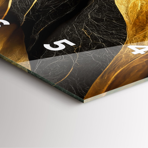 Reloj de pared cuadrado Abstracción elegante