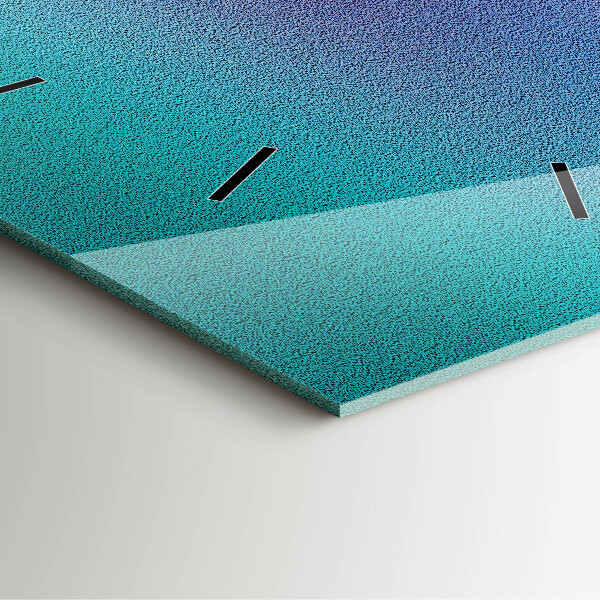 Reloj cuadrado Patrón degradado