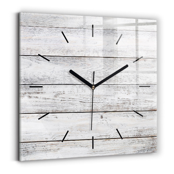 Reloj cuadrado Tablas pintadas