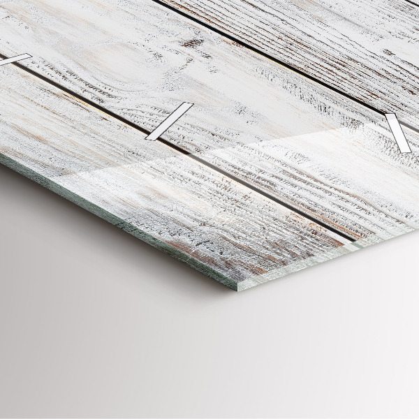 Reloj cuadrado Tablas pintadas