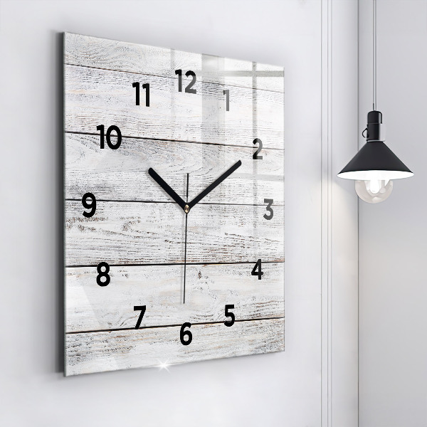 Reloj cuadrado Tablas pintadas