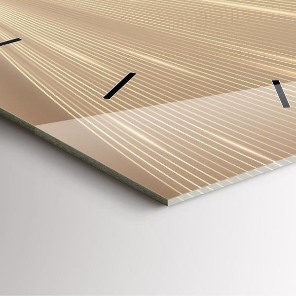 Reloj de pared cuadrado Luz abstracta