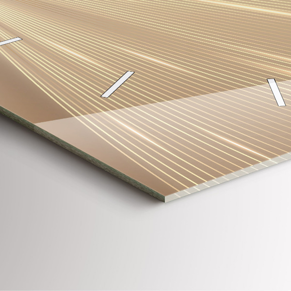 Reloj de pared cuadrado Luz abstracta