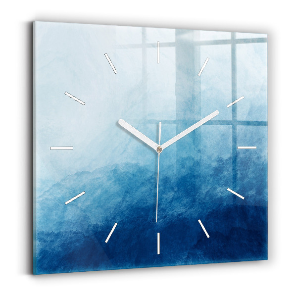 Reloj cuadrado Agua abstracta