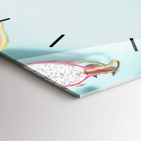 Reloj cuadrado Composición de verano