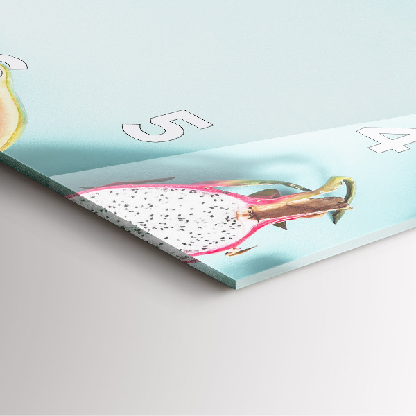 Reloj cuadrado Composición de verano