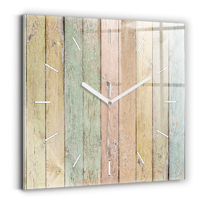 Reloj cuadrado Tablas de colores