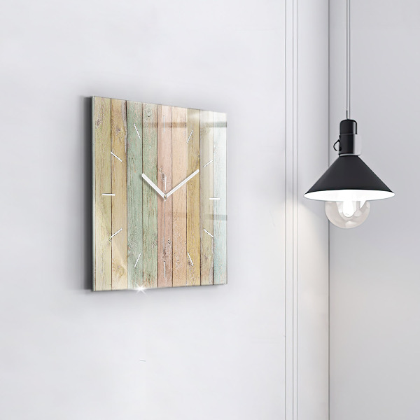 Reloj cuadrado Tablas de colores