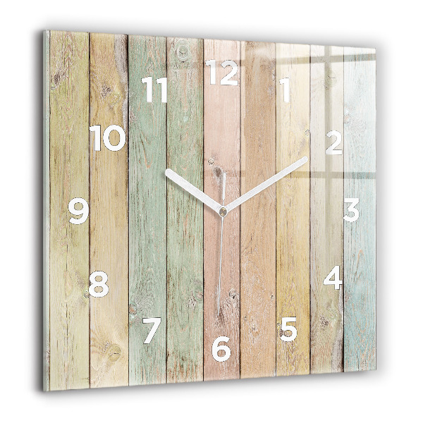 Reloj cuadrado Tablas de colores
